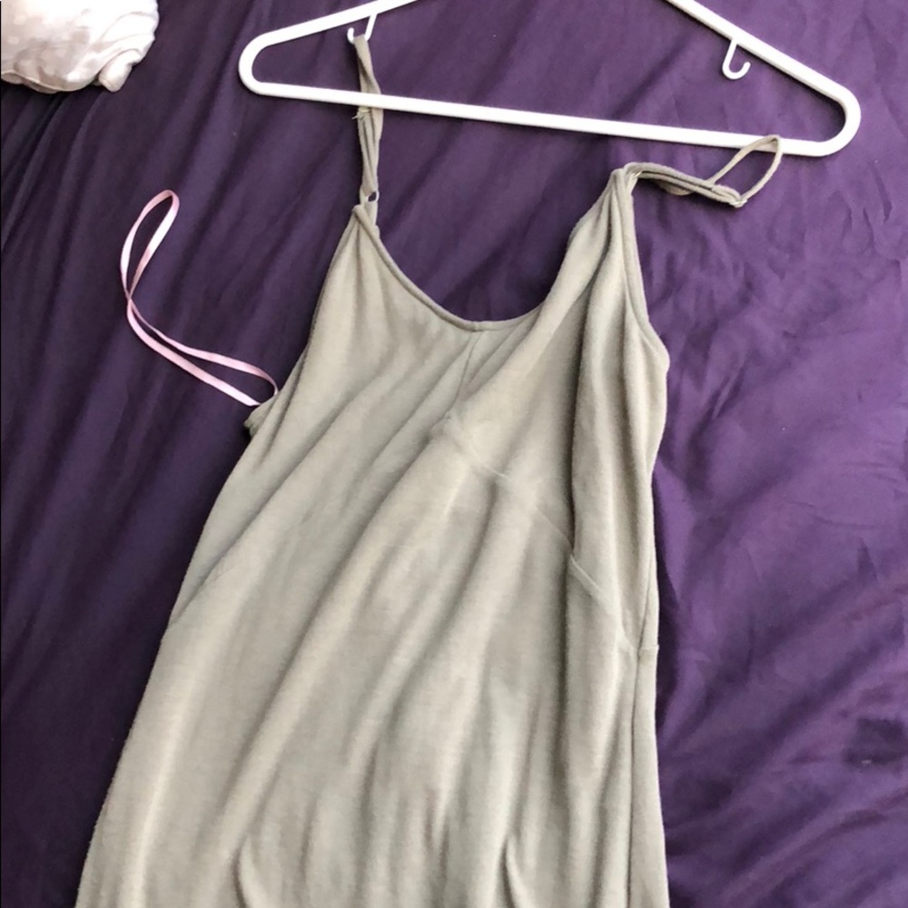 OLIVE GREEN MAXI DRESS